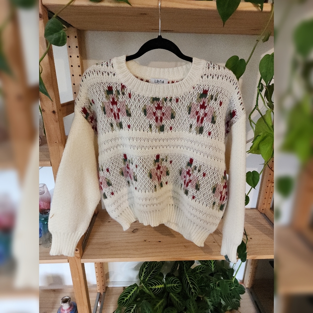 Lilyful floral sweater